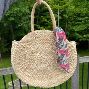 Maude Fourier for Anthropologie Woven Top Handle Bag